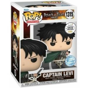 Attack on Titan POP! Movies Vinyl Figure Captain Levi 9 cm Special Edition